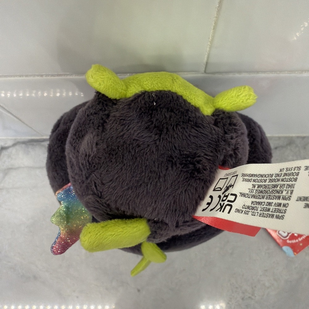 Gund Drops Willie Wings Purple Dragon Iridescent Winged Plush Stuffed Animal - Picture 7 of 15